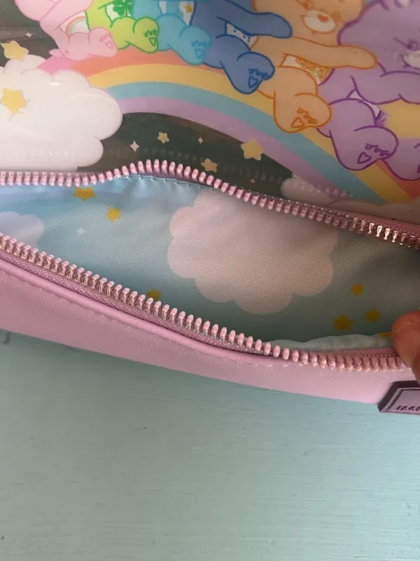 NWOT Impressions Care Bears Rainbow Cosmetic Pouch Makeup Bag Care Bears Travel - Image 8