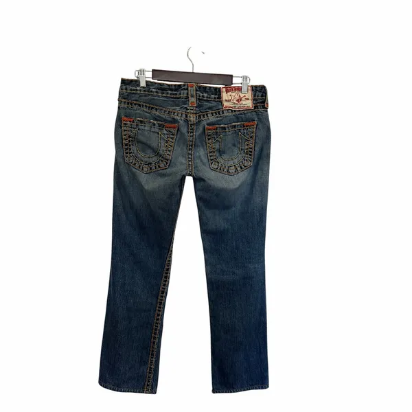 Y2K True Religion Johnny Super T World Tour Low Rise Jeans USA 30 - Image 5