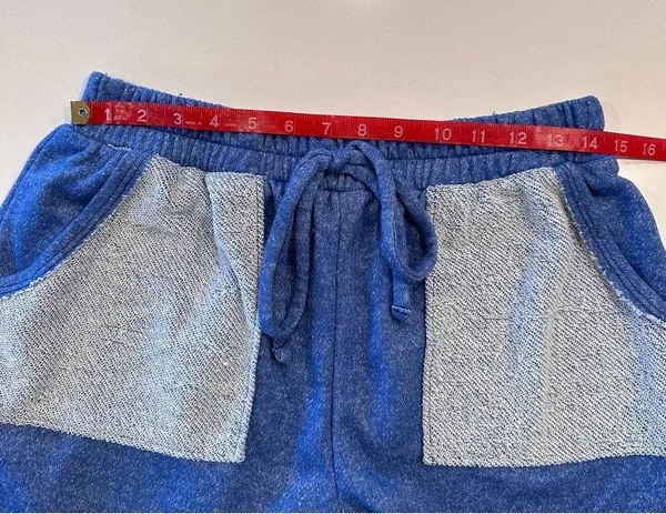 Matching Two Piece Blue Lounge Set Size M/L Size M - Image 5