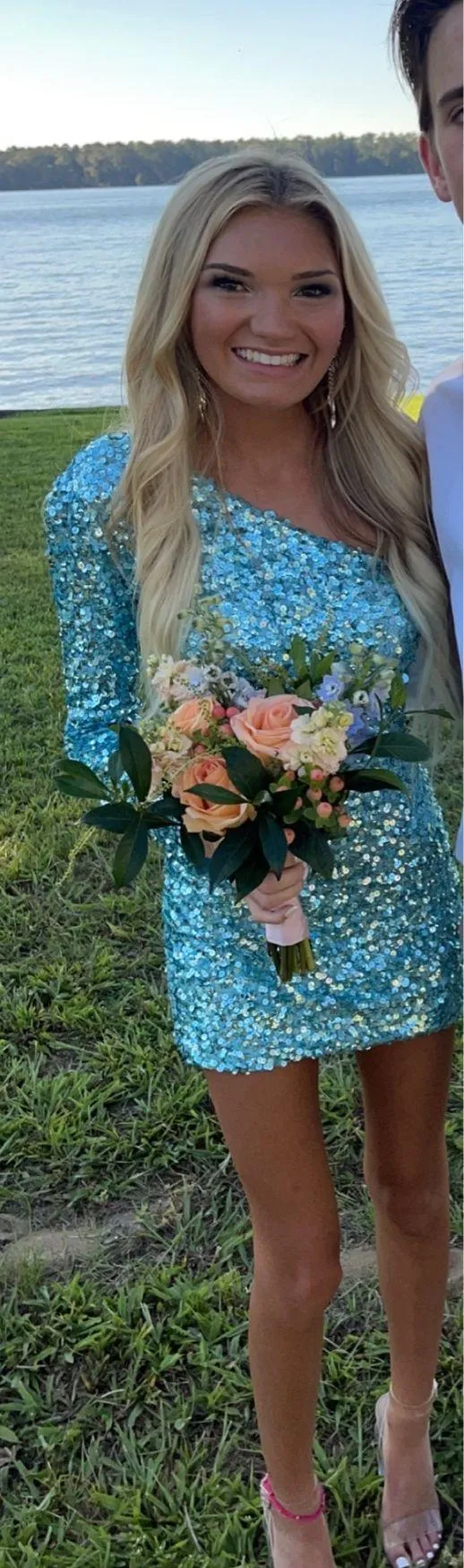 Sherri Hill Homecoming Dress Short blue - Image 2