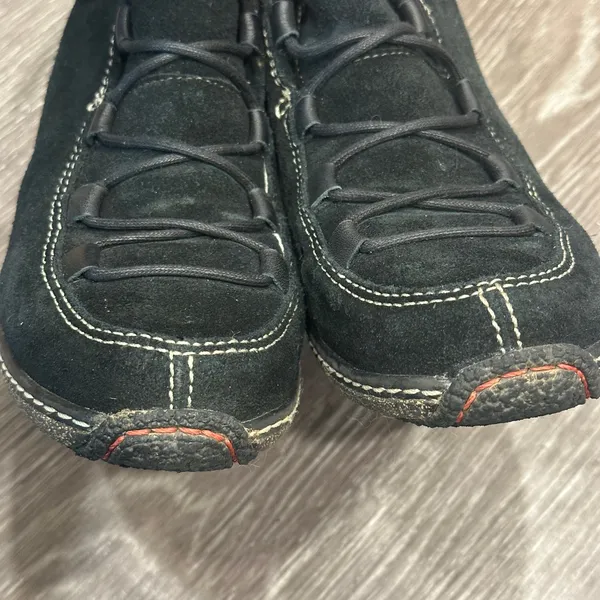 Timberland Black Reykir Ghillie Suede Lace-Up Sherpa‎ Moccasin Boots Boho Cozy 8 - Image 3