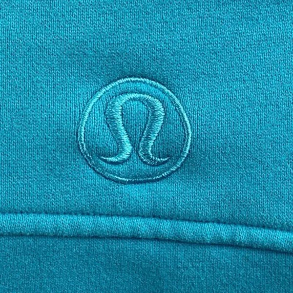 Lululemon Scuba Blue 1/2 Zip Oversized Long Sleeve Funnel Neck Sweatshirt XS/S - Image 3