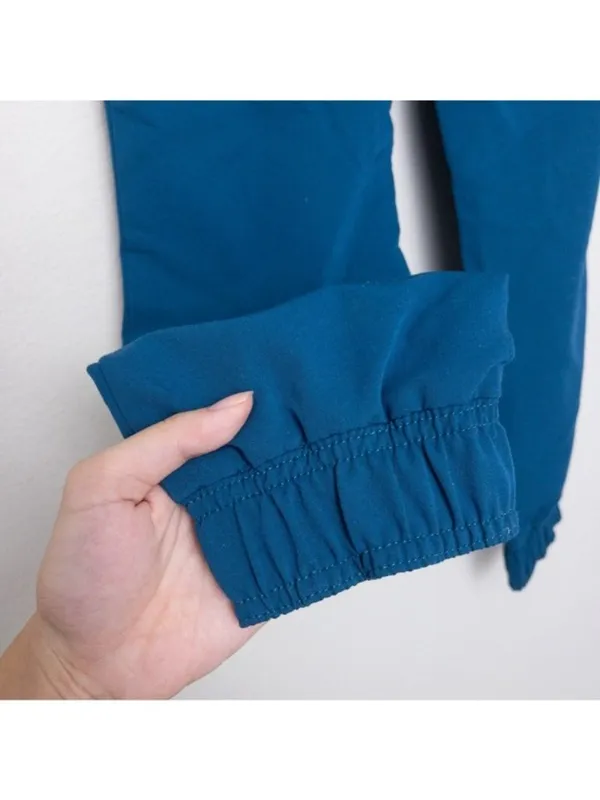 NWT Jaanuu Essential 5-Pocket Jogger XXS Caribbean Blue Scrubs Healthcare Teal - Image 7