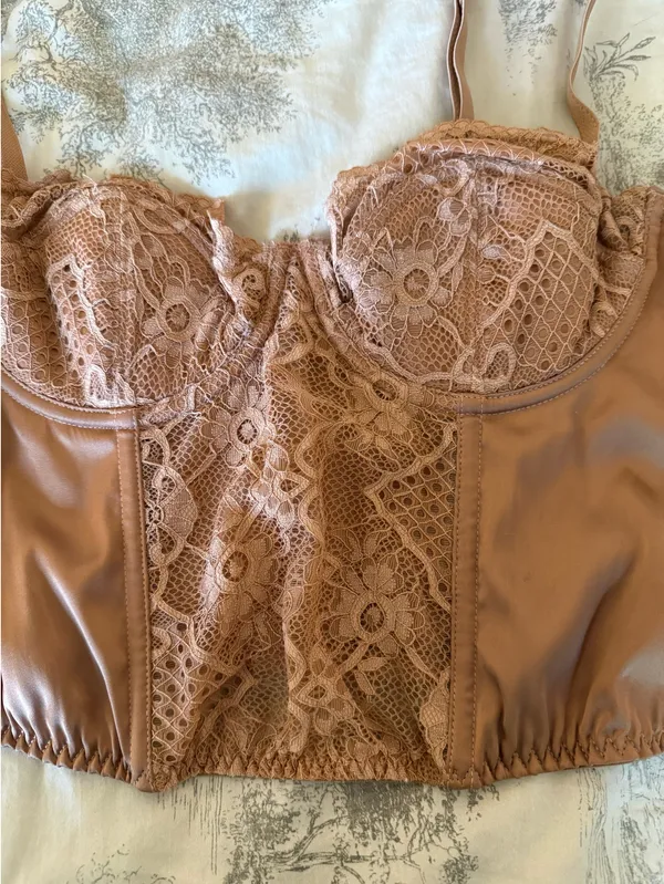 BDG Nude or Beige Corset Large (fits like XL) - Image 2