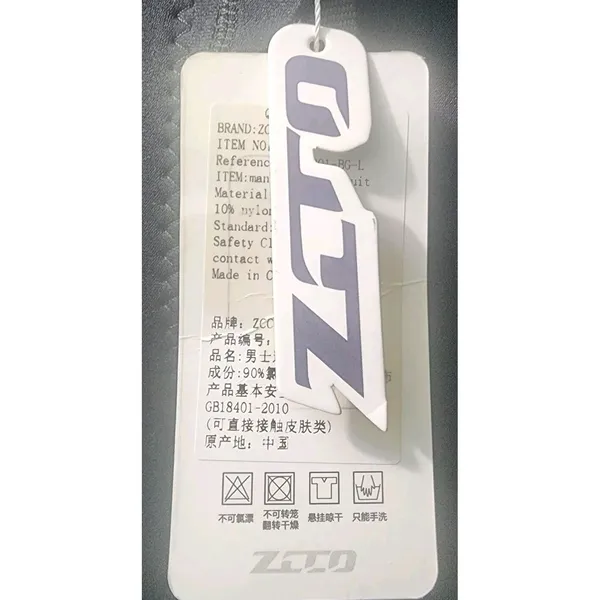 Zcco Men's Size L Shorty Wetsuit Swimwear Swimwear‎ Dark Gray - Image 2