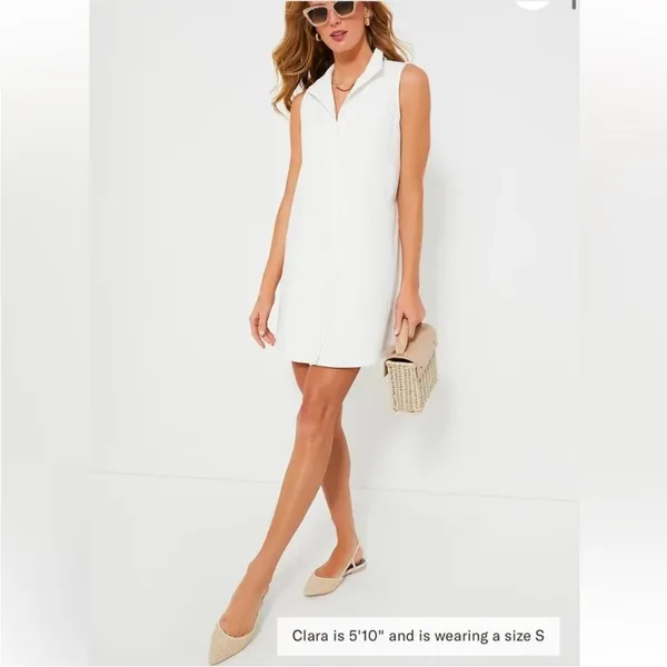 TUCKERNUCK White Sleeveless Charlie‎ Dress L - Image 2