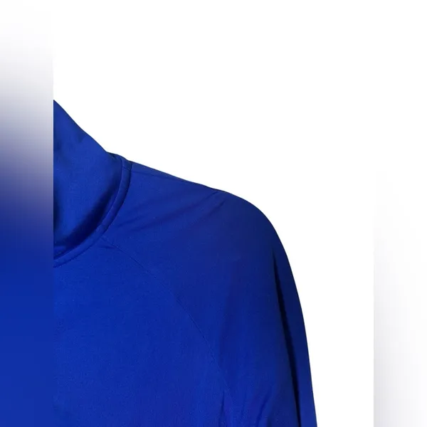 Athleta Women’s Momentum Half Zip Pullover Size‎ Small Blue Running Thumbholes - Image 3