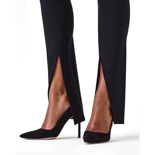 Spanx The Perfect Front Slit Legging Women Large Tall Black NWT Ponte Slimming - Image 3
