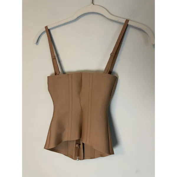 SKIMS Body Core Sculpt Waist Cincher Nude Tan Sienna Sz S - Image 5