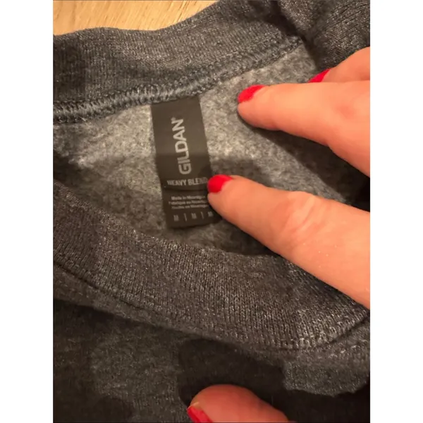 Gildan NICU Ghost & Black Cat Graphic Sweatshirt - Image 2