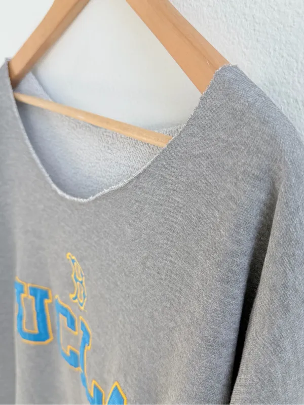 UCLA grey off the shoulder sweatshirt Gray Size XXL - Image 6