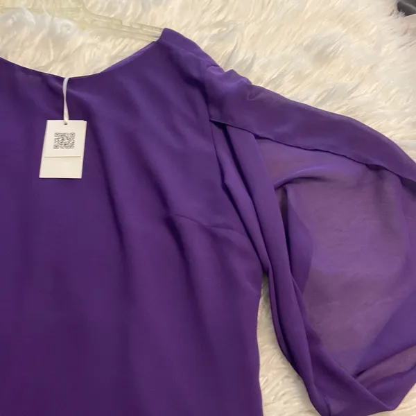 Grace Karin Women’s Dress size XXL long 37” bust 42/44” beautiful purple color - Image 5