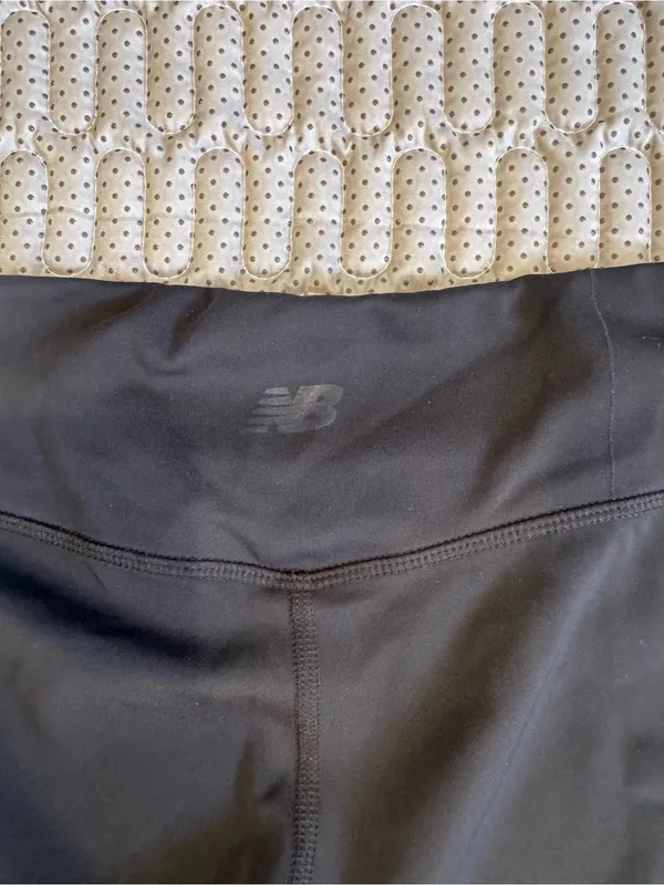New Balance Black High-Waist Bike Shorts - Image 3