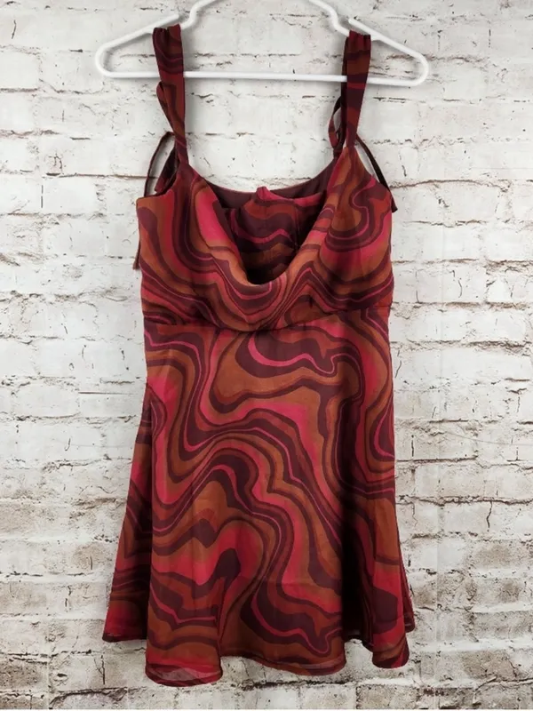For Love & Lemons Eleanor Mini Dress in Red Size medium NWT‎ - Image 4