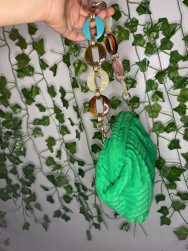 rushed green bag - Image 3