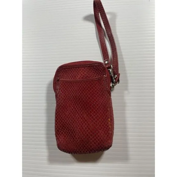 Fossil Red‎ Wristlet Wallet W Zipper - Image 2