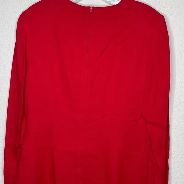 Vintage Donna Ricco Dress‎ Red - Image 3