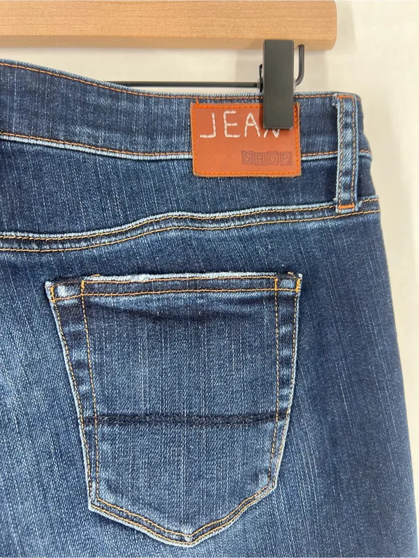 Jean Shop Cindy Cuffed Skinny Jean Dark Wash Denim Women's Size‎ 27 - Image 7