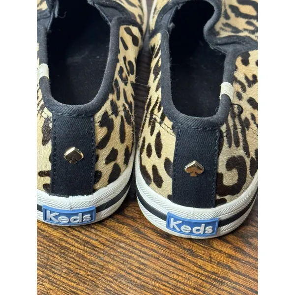 Keds For Kate Spade Women’s calf’s Hair, Leopard Print Fashion Sneakers. Sz 6 - Image 7