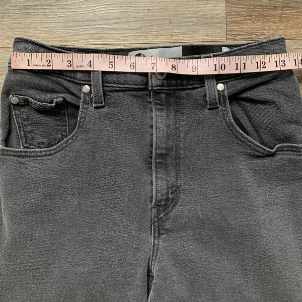 Levi's Silver Tab Black Mom Jeans 27 - Image 3