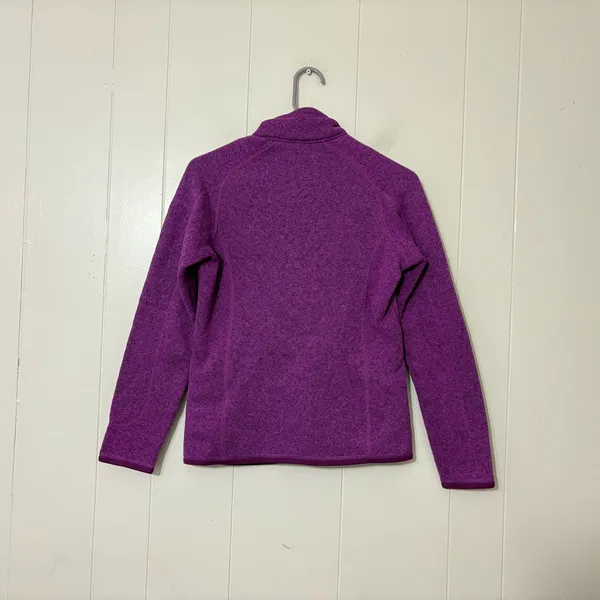 Patagonia Women’s Better Sweater Full Zip Purple Size XS Zipper Flaw - Image 9