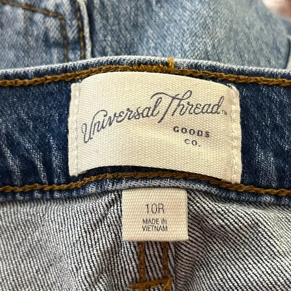 Universal Thread 90s Vintage Straight Jeans Women’s 10R Medium Wash High Rise - Image 5