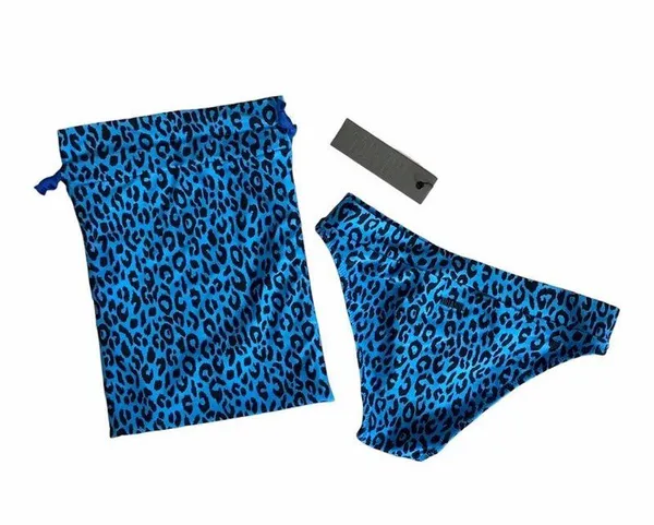 Maci Blue Leopard Bikini bottom w/bag Size Xs NWT - Image 10