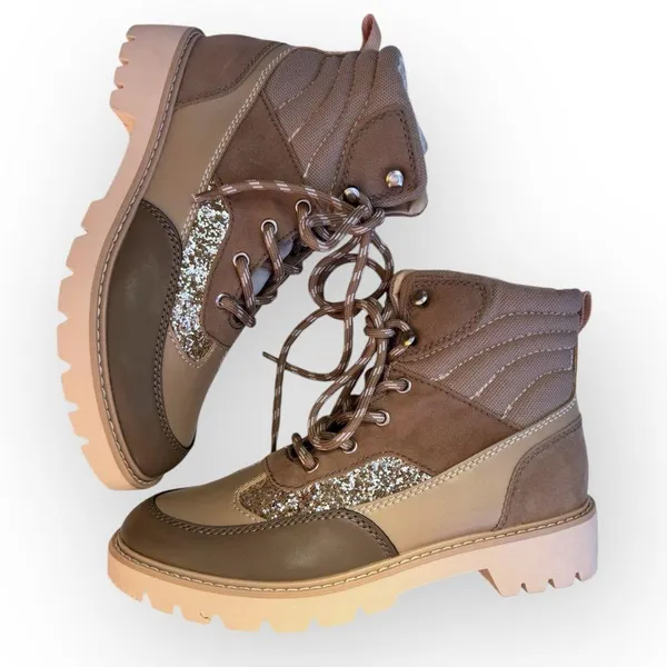 Dolce Vita Glitter Laces Hiking Boots - Image 2