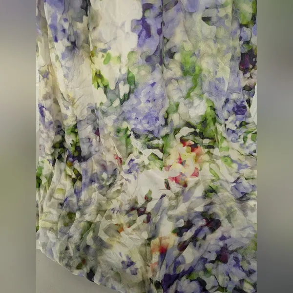 Luxe RTR Seraphine Felicity Maternity Maxi sz6 watercolor long printed sleeveless - Image 6