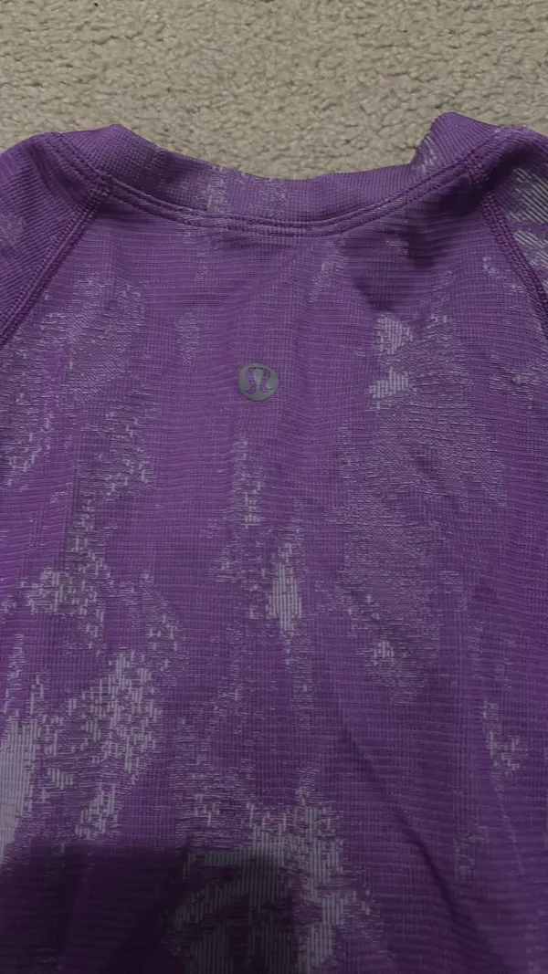 Lululemon Purple Long Sleeve Swiftly Tech - Image 3