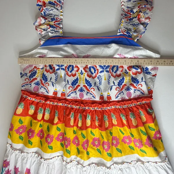 NWT Sugarlips‎ Olympia Floral Ruffle Tiered Mini Dress Size 3X Tropical Colorful - Image 11