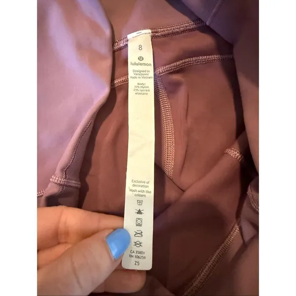 Lululemon in movement everlux high rise leggings size 8 - Image 5