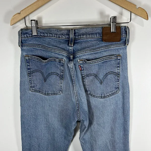 Levi's Wedgie Icon Fit Ankle Jeans High Waist Size 28 Casual Vintage Style - Image 7