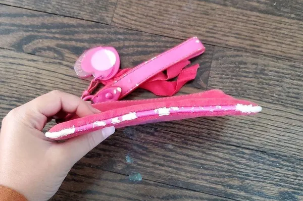 VINTAGE Juicy Couture Pink Wristlet - Image 4
