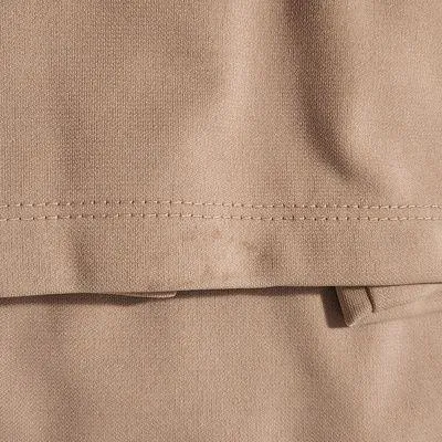 H&M Khaki Fitted Midi Slip Dress Size Small NWT Flaws - Image 10