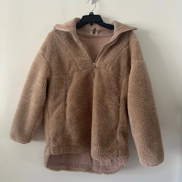 Varley Stratton Sherpa Quarter Zip Jacket Size S - Image 2