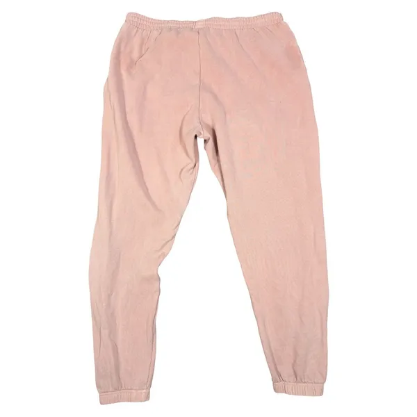 PINK Victoria's Secret Fleece Jogger Sweatpants Womens Large Pink Drawstring - Image 4