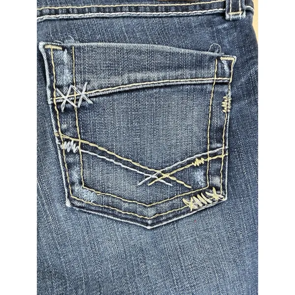 BKE Denim Sierra Bootcut Stretch Jeans Women’s Size 30x31.5 Low Rise Blue Denim - Image 7