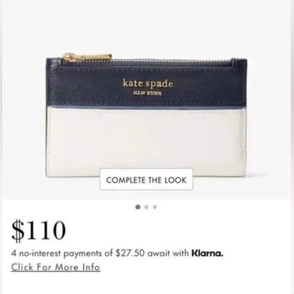 Kate Spade Morgan Colorblock Slim Wallet- NWOT - Image 2