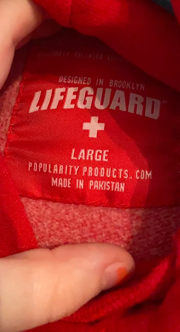 Red Lifeguard Sweatshirt - Image 4