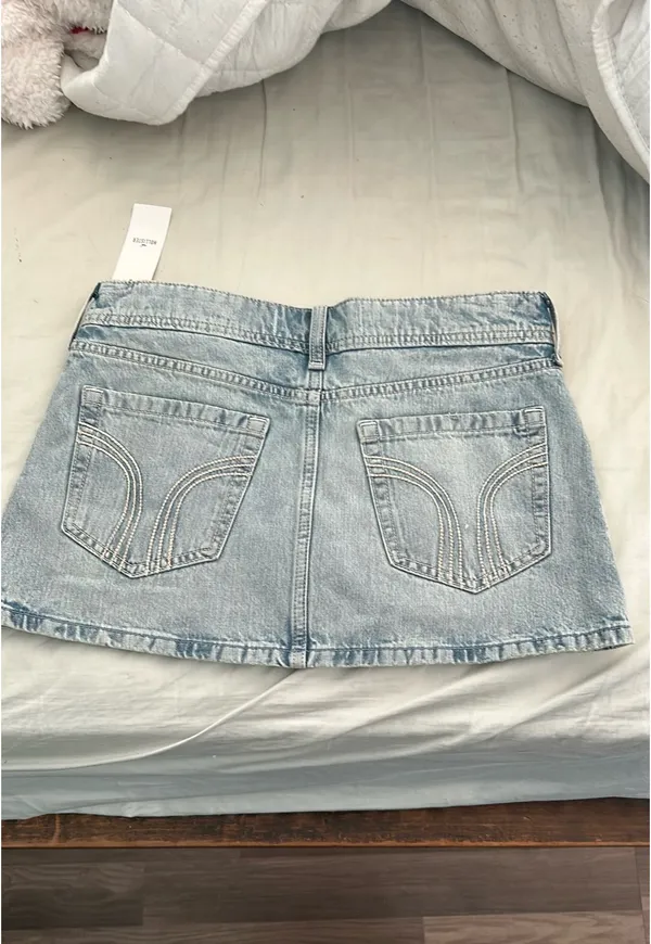 Hollister Mini Skirt Denim - Image 3