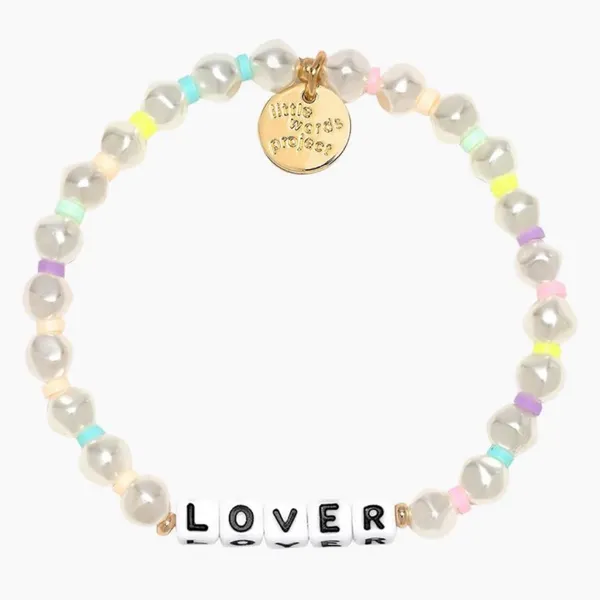 Little Words Project Beaded Bracelets Set Blue - Image 3