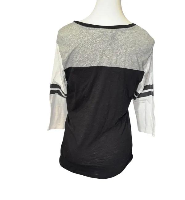 PINK - Victoria's Secret Colorblock varsity tee - Image 3