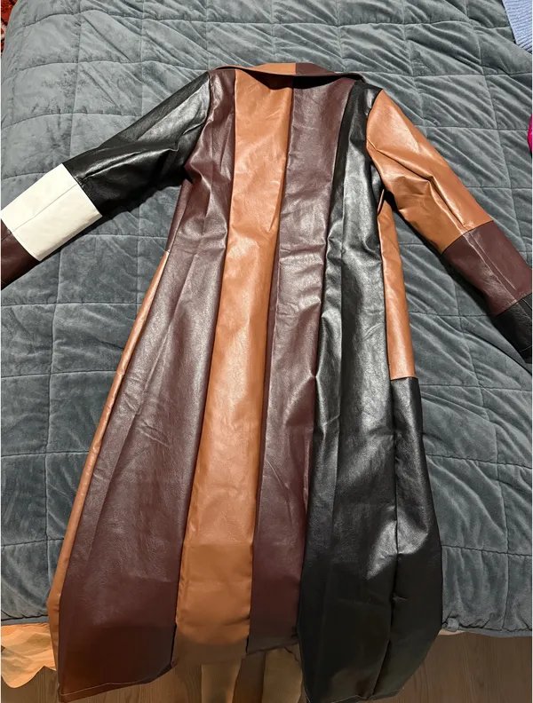 Kylie’s Label Brown Leather Coat Size M - Image 5