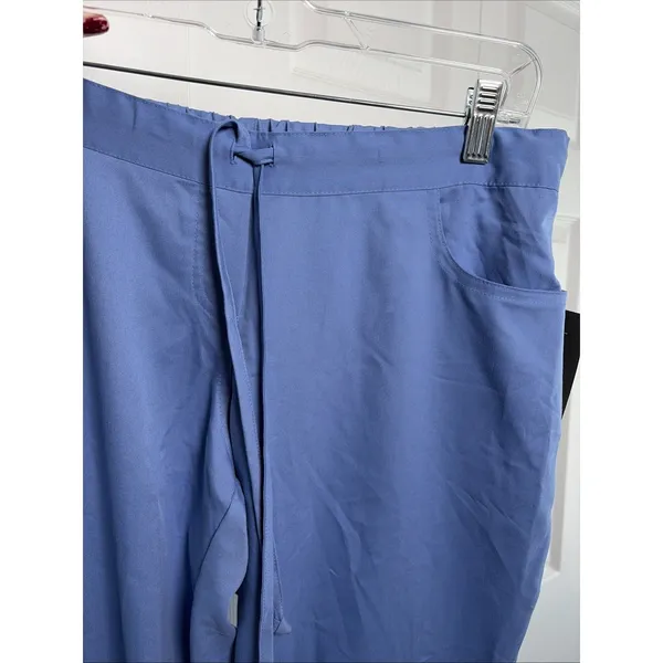 Grey's Anatomy 4232P Drawstring Scrub Pants Womens Size MP‎ Ciel Blue Barco New - Image 2