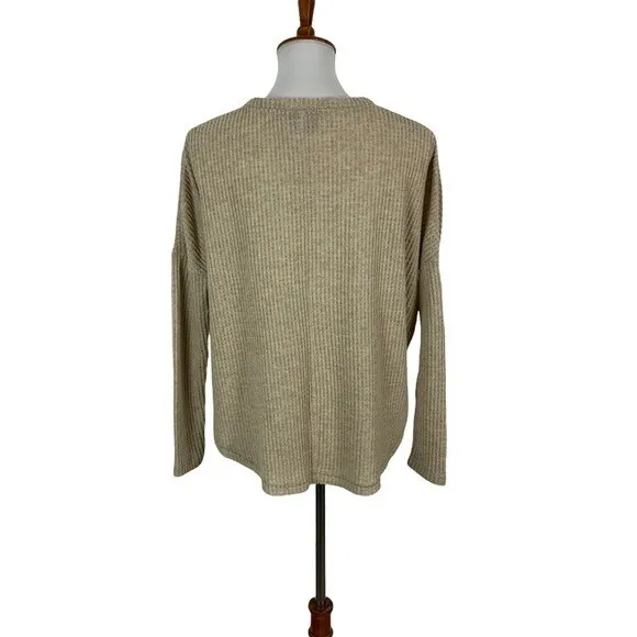Out From Under Cardigan Tan XS Long Sleeve Cozy Cottagecore - Image 5