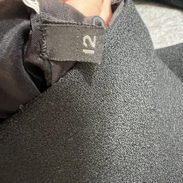 The Irish Secret Vintage Black 100% Pure Wool Double‎ Breasted Blazer Jacket 12 - Image 8