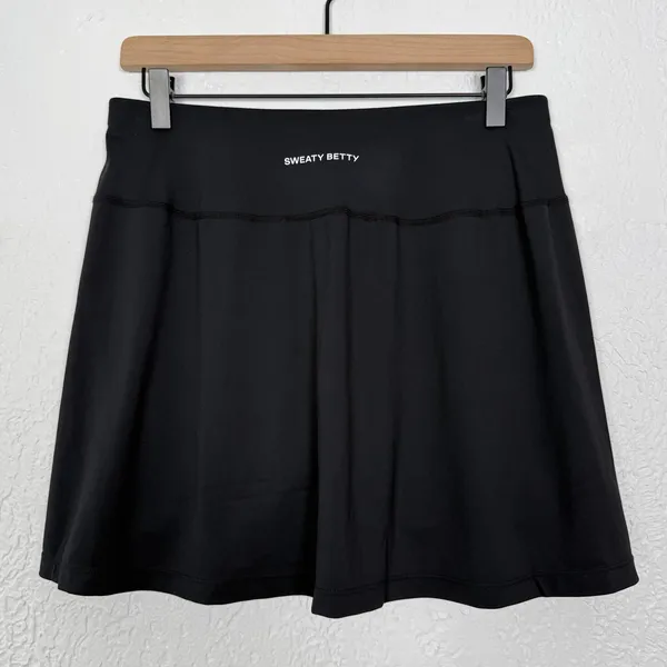 Sweaty Betty All Day Skort Black Active Athletic Tennis Size Large - Image 2