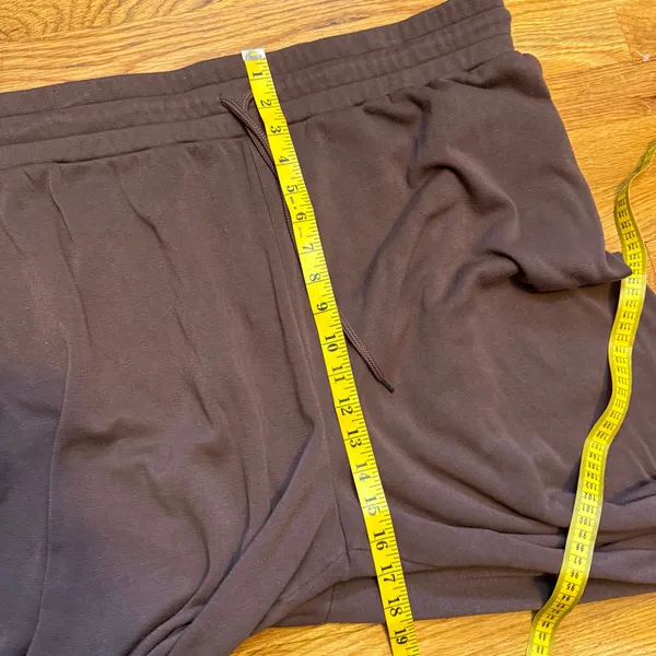 Zella Womens 3X Plus Size Brown Wide Leg Sweat Pants Pockets Casual Athleisure - Image 3
