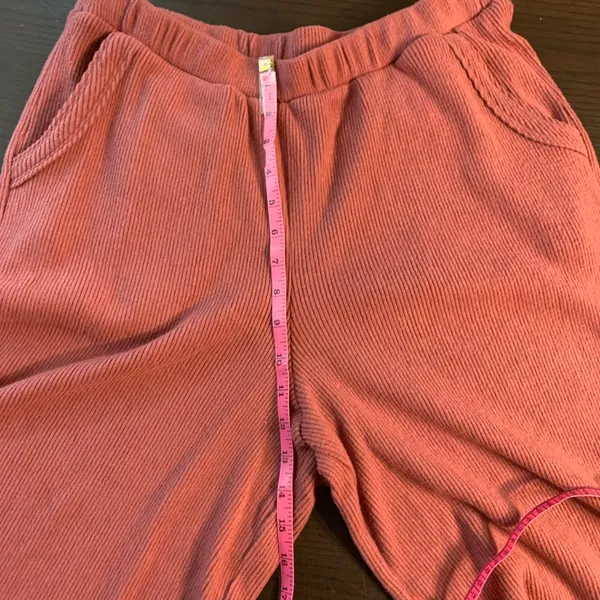 Torrid Sleep 0 Ribbed Wide Leg Lounge Pants Mauve Pink Large Soft Cozy Cabincore - Image 8